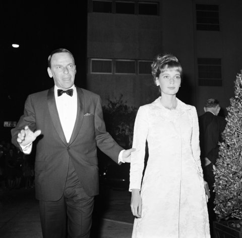 Frank Sinatra and Mia Farrow