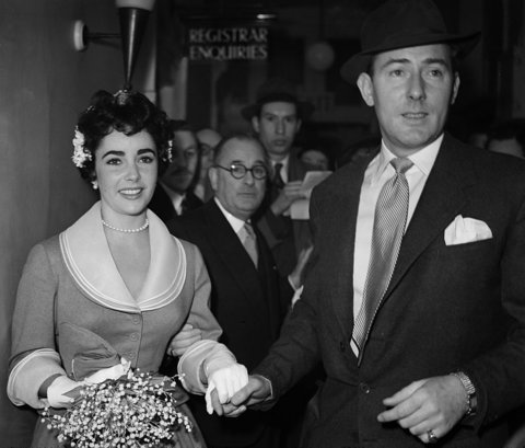 Elizabeth Taylor and Michael Wilding
