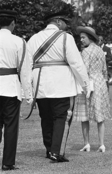 Queen Elizabeth II in Tonga