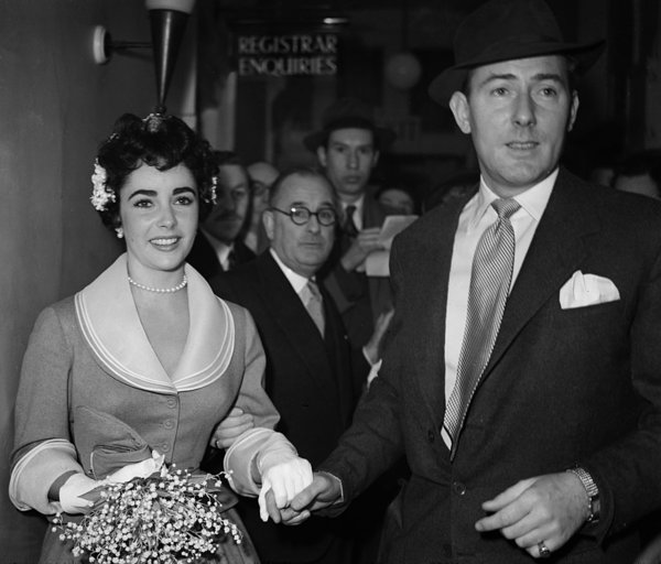 Elizabeth Taylor and Michael Wilding
